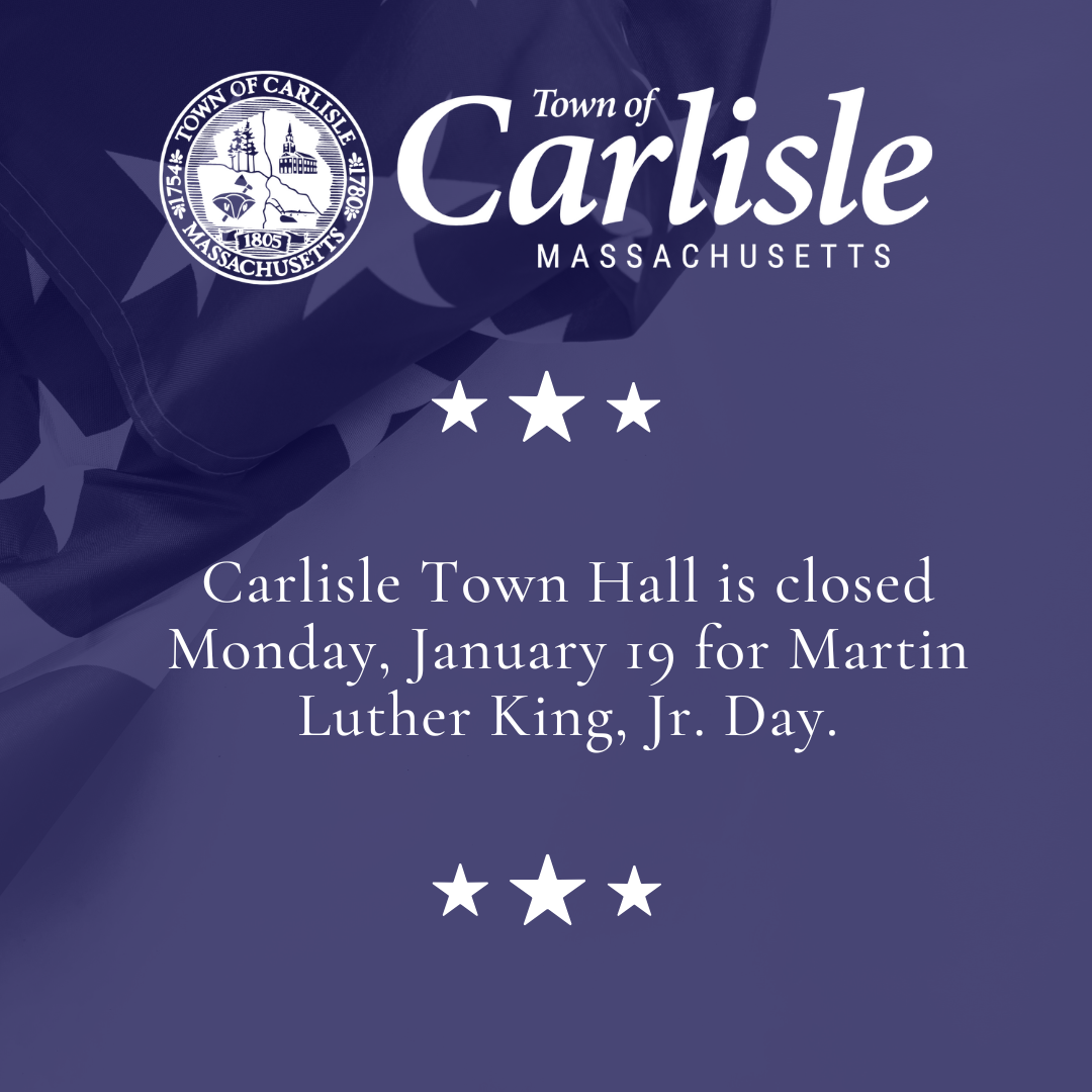 _Town Hall is closed Monday January 19 2026